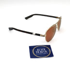 Costa PELI Sunglasses 6S4002- Brushed Gold/ Gold Mirror