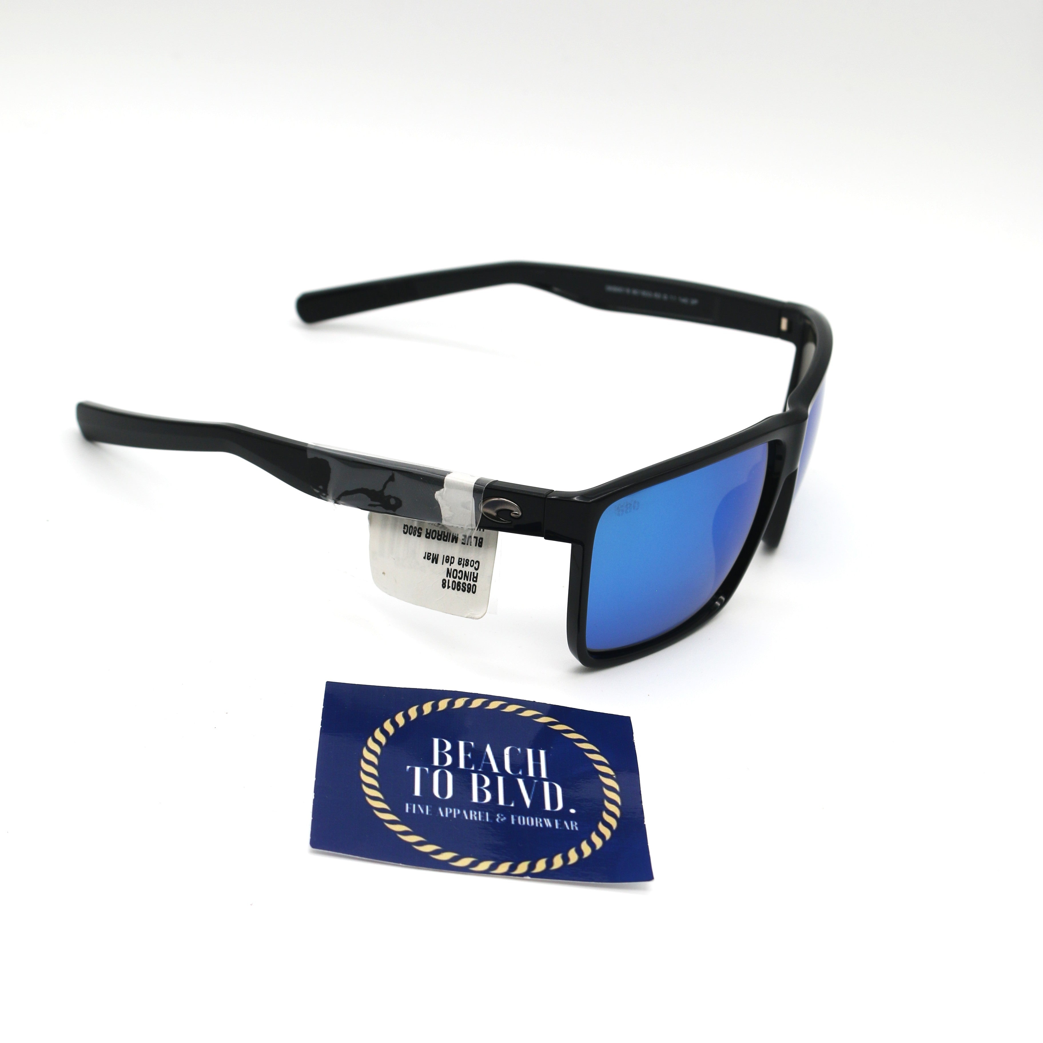 Costa RINCON Sunglasses 6S9018- Shiny Black/ Blue Mirror