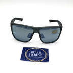 Costa Sunglasses Rincondo - Matte Black Frame w\ Gray Silver Mirror Lens