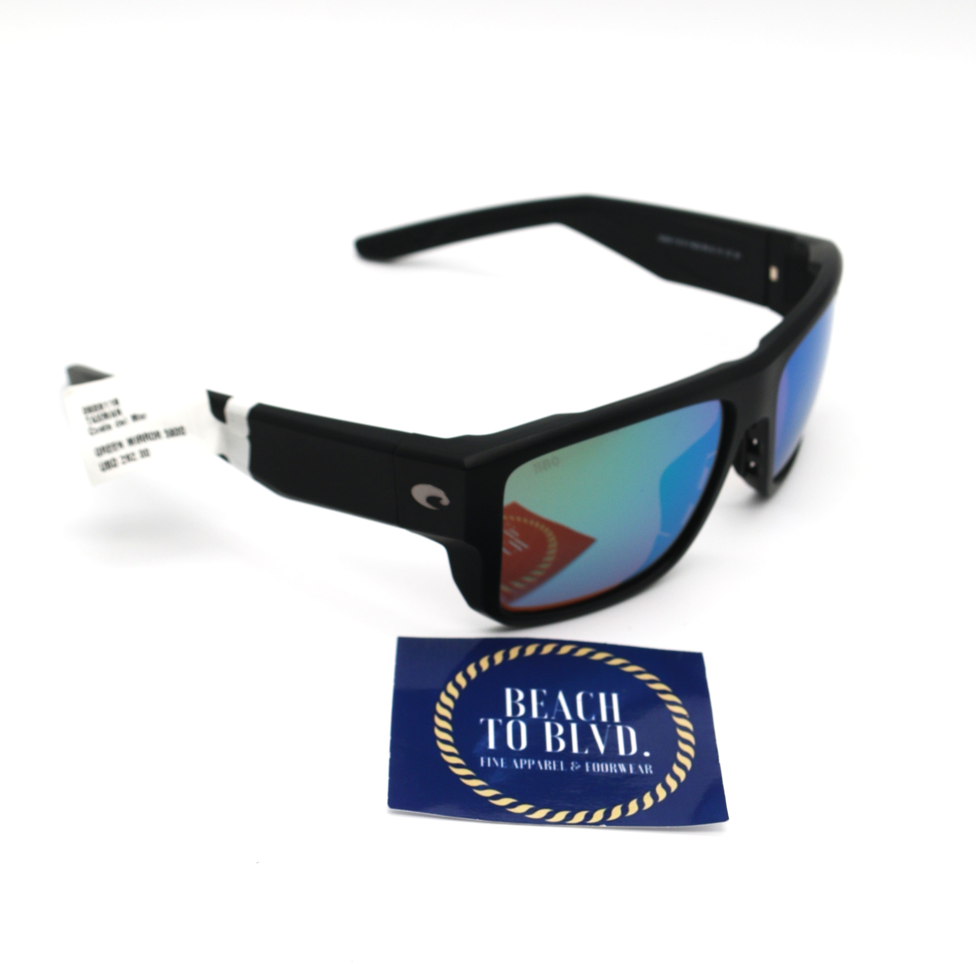 Costa Taxman 6S9116- Matte Black/ Green Mirror