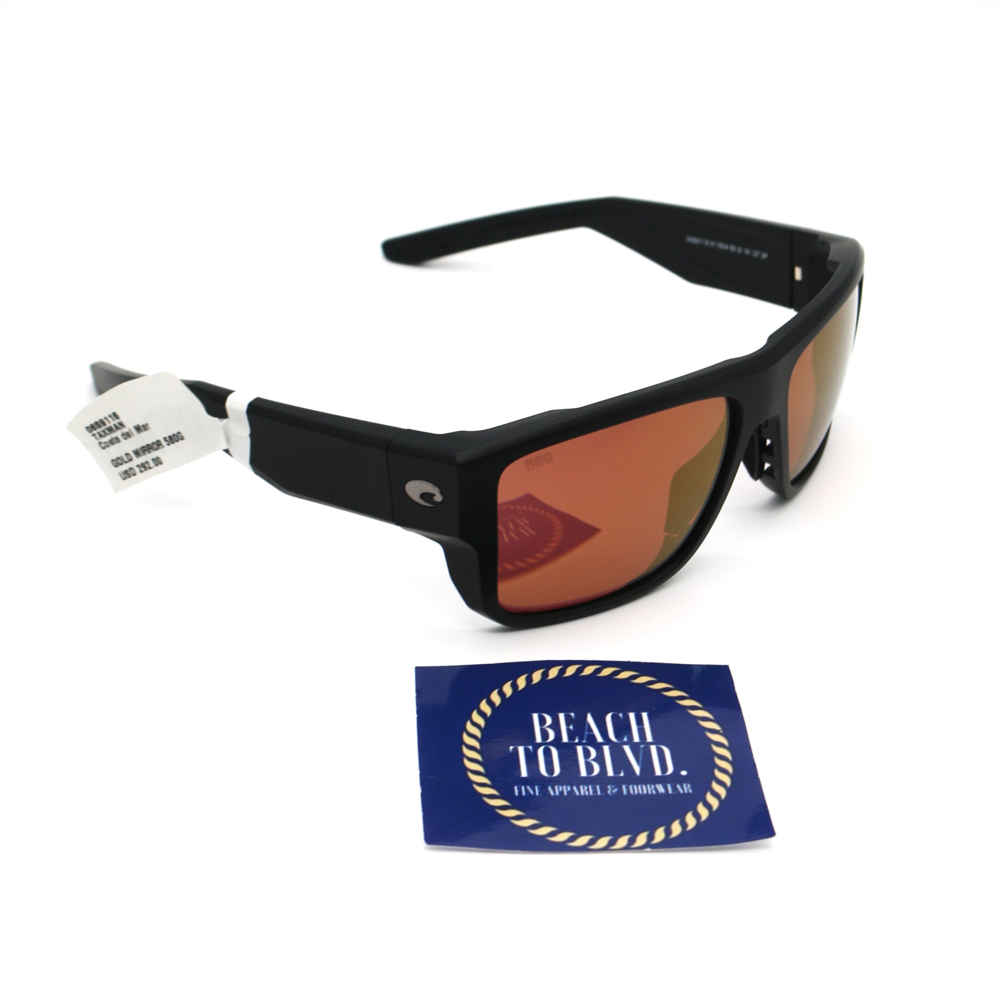 Costa Taxman 6S9116- Matte Black/ Gold Mirror