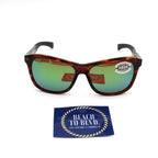 Costa Sunglasses Vela 06S9027- Shiny Tortoise/Green Mirror Polarized