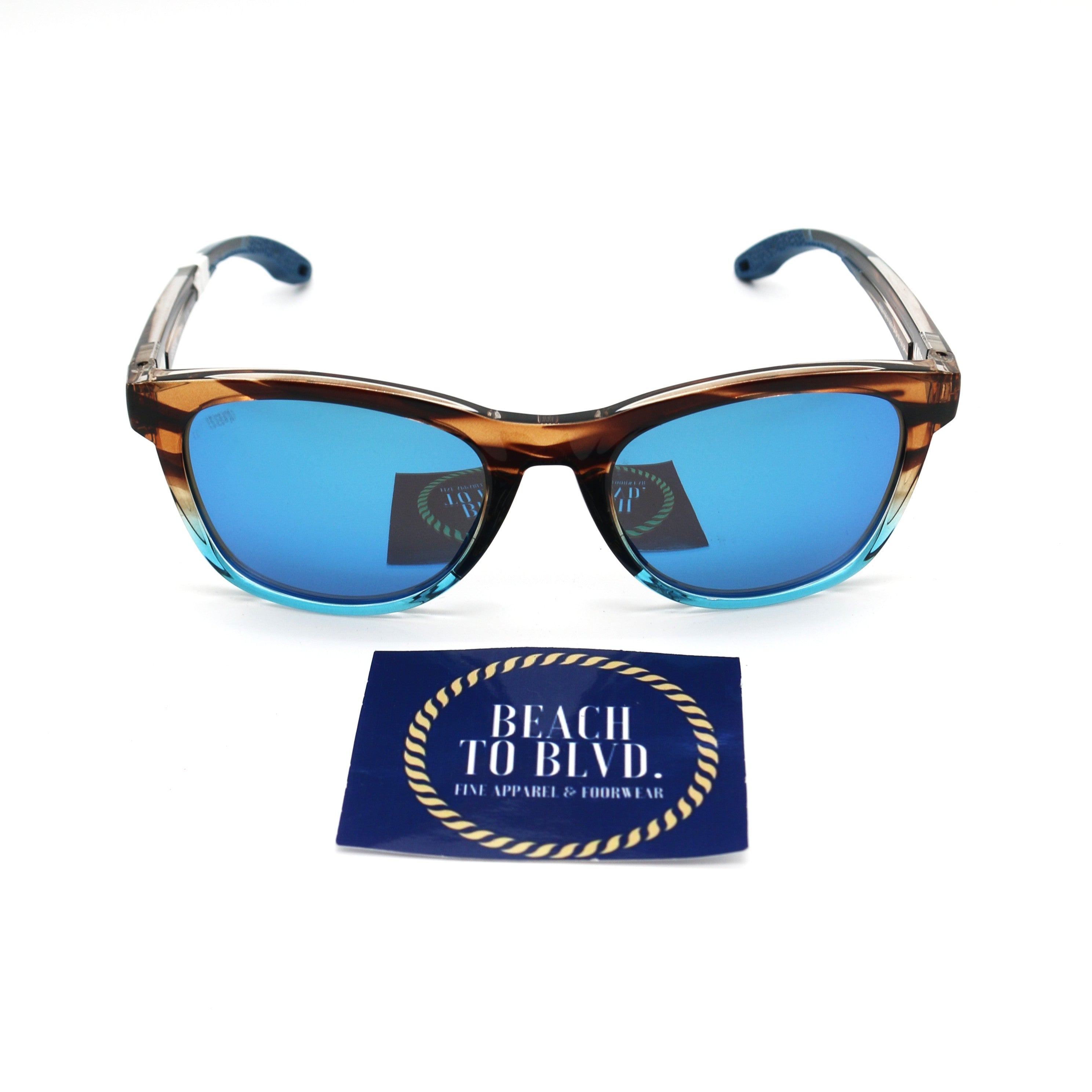 Costa Aleta 06S9108- Wahoo/ Blue Mirror Polarized Glass