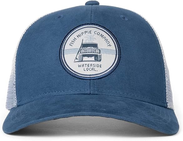 Fish Hippie Waterside Structured Trucker Hat - Spruce