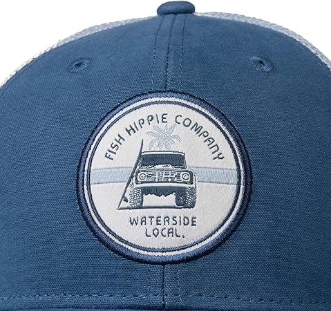 Fish Hippie Waterside Structured Trucker Hat - Spruce