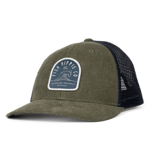 Fish Hippie ZEALOUS Structured Trucker - Agave