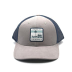Fish Hippie Prompt Trucker Hat - Grey