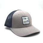 Fish Hippie Prompt Trucker Hat - Grey