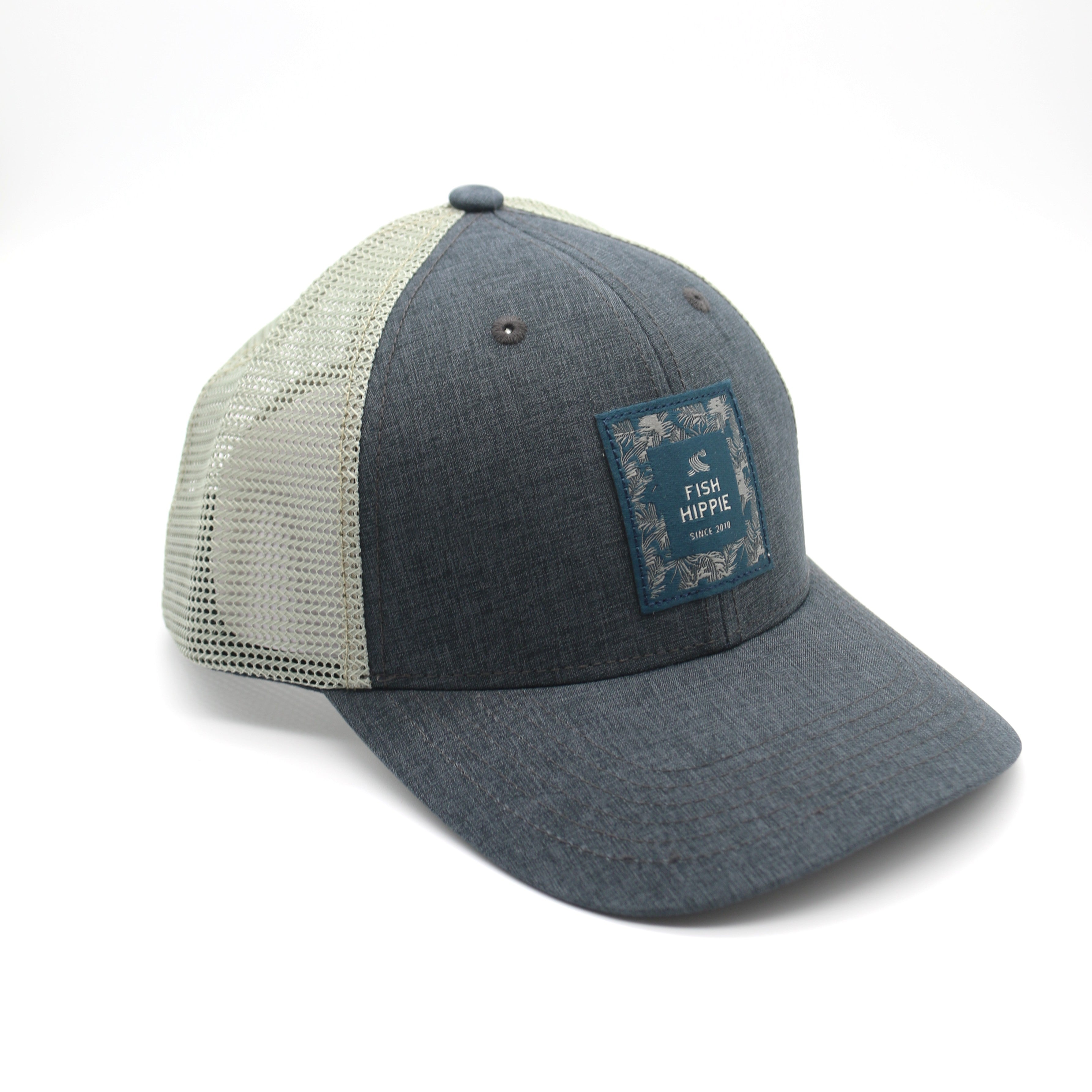 Fish Hippie Remote Site Trucker - Charcoal