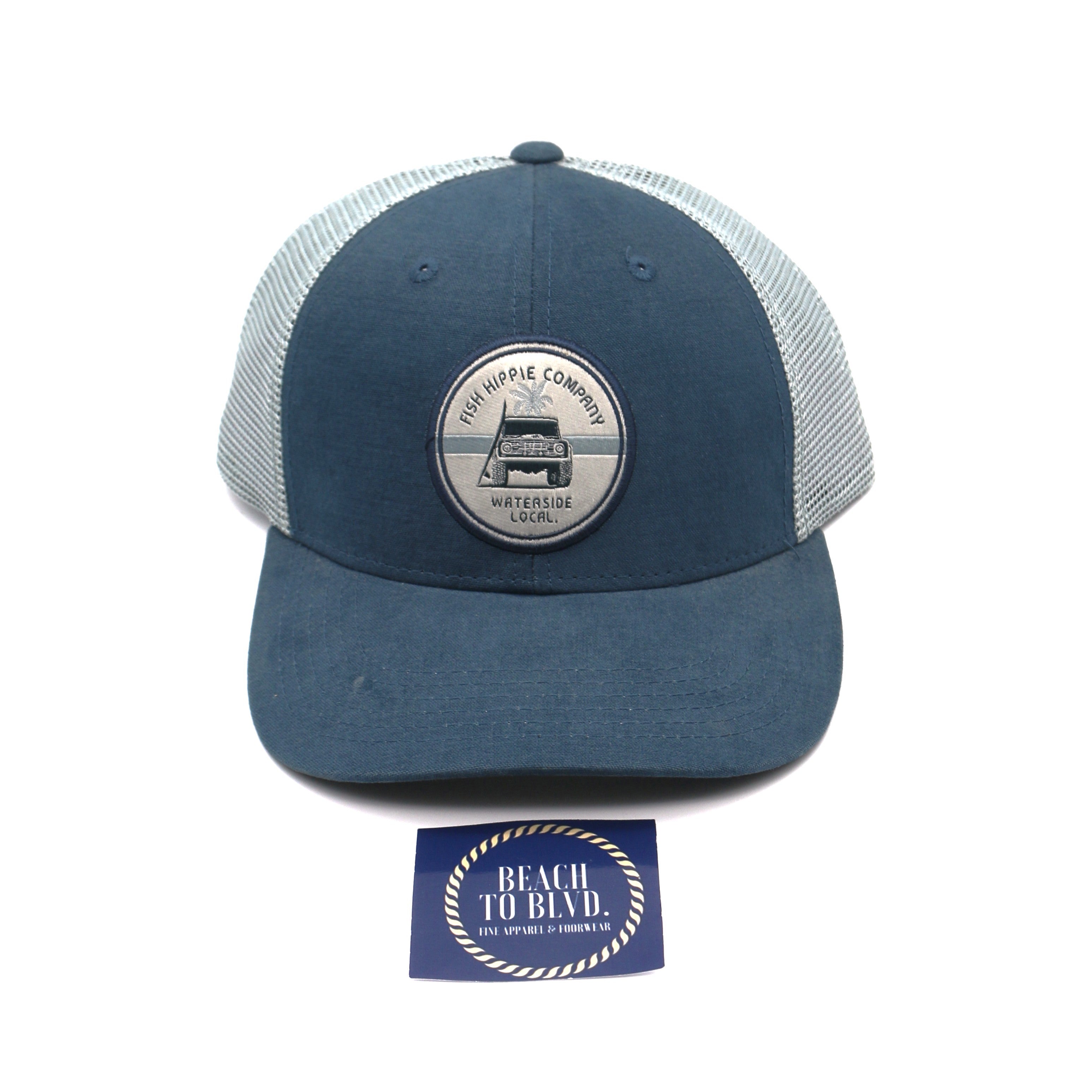 Fish Hippie Waterside Structured Trucker Hat - Spruce