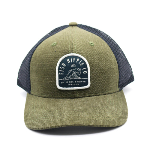 Fish Hippie ZEALOUS Structured Trucker - Agave