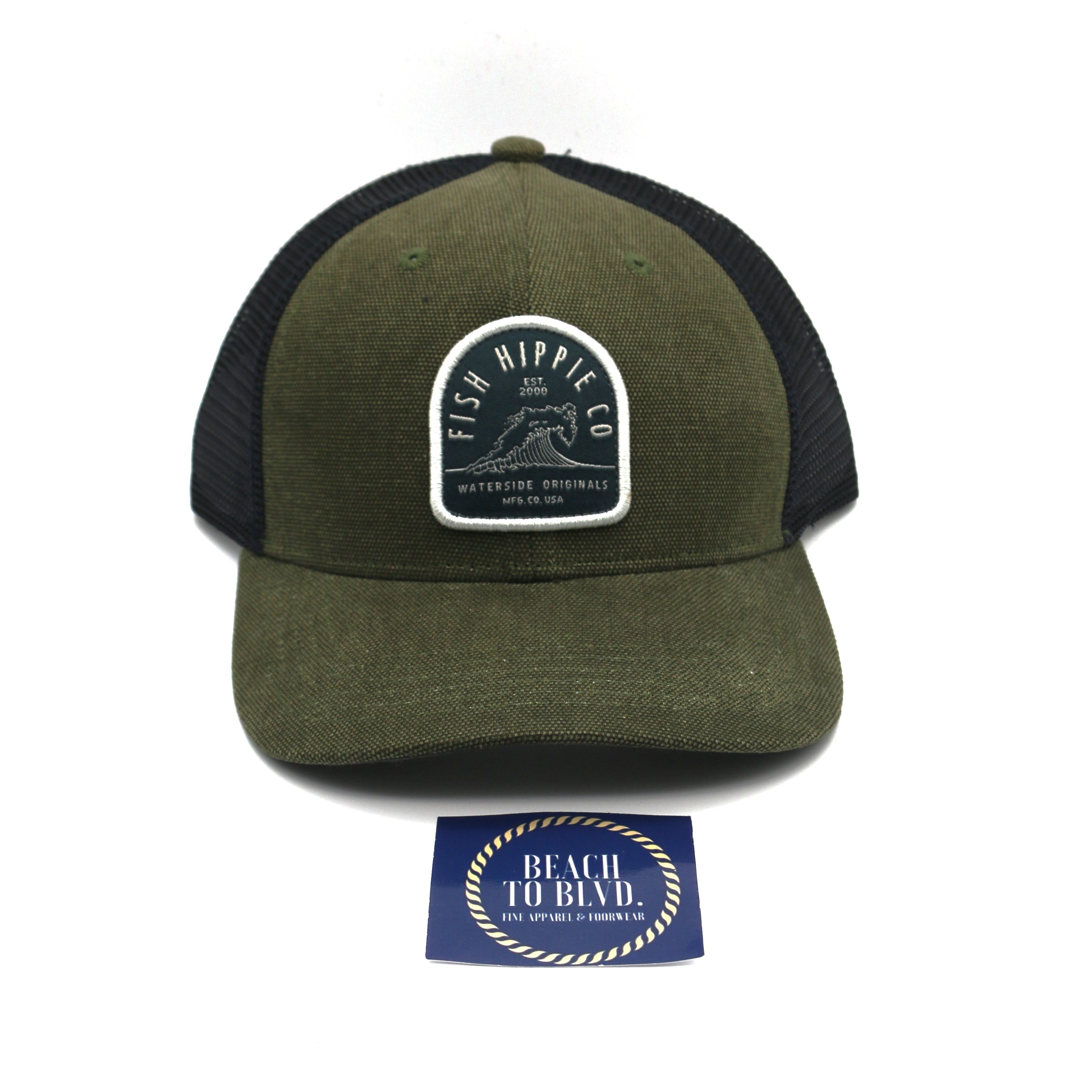 Fish Hippie ZEALOUS Structured Trucker - Agave