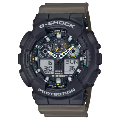 Casio G-SHOCK ANALOG-DIGITAL GA-100TU-1A3