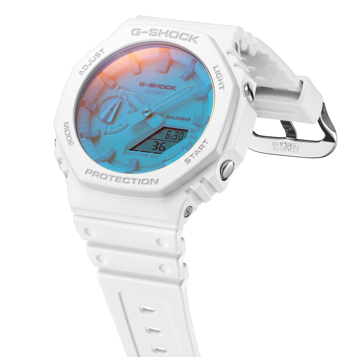 White Casio G-SHOCK GA2100TL-7A