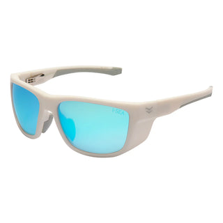 I-SEA Greyson 2.0 Men's Polarized Sunglasses - White Frame/Blue Lens