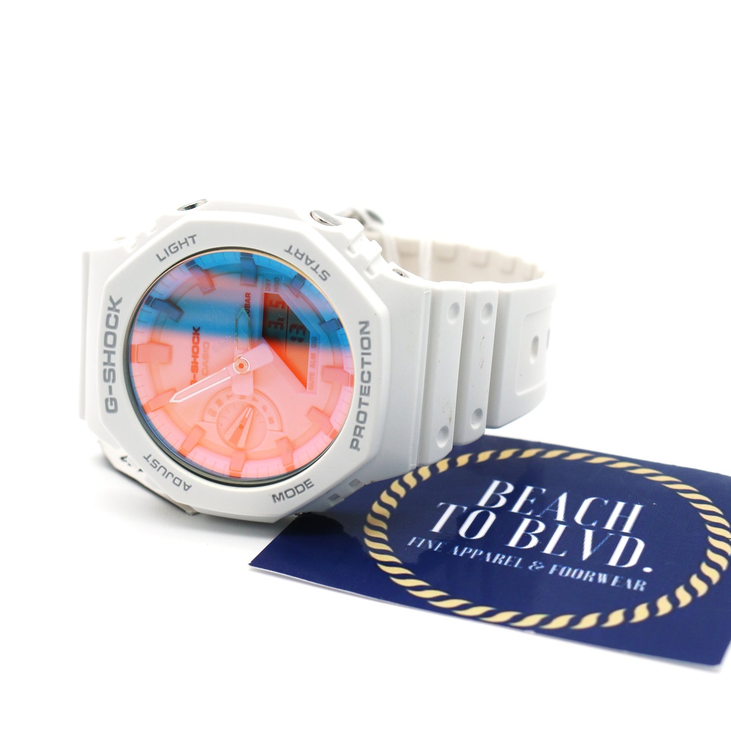 White Casio G-SHOCK GA2100TL-7A