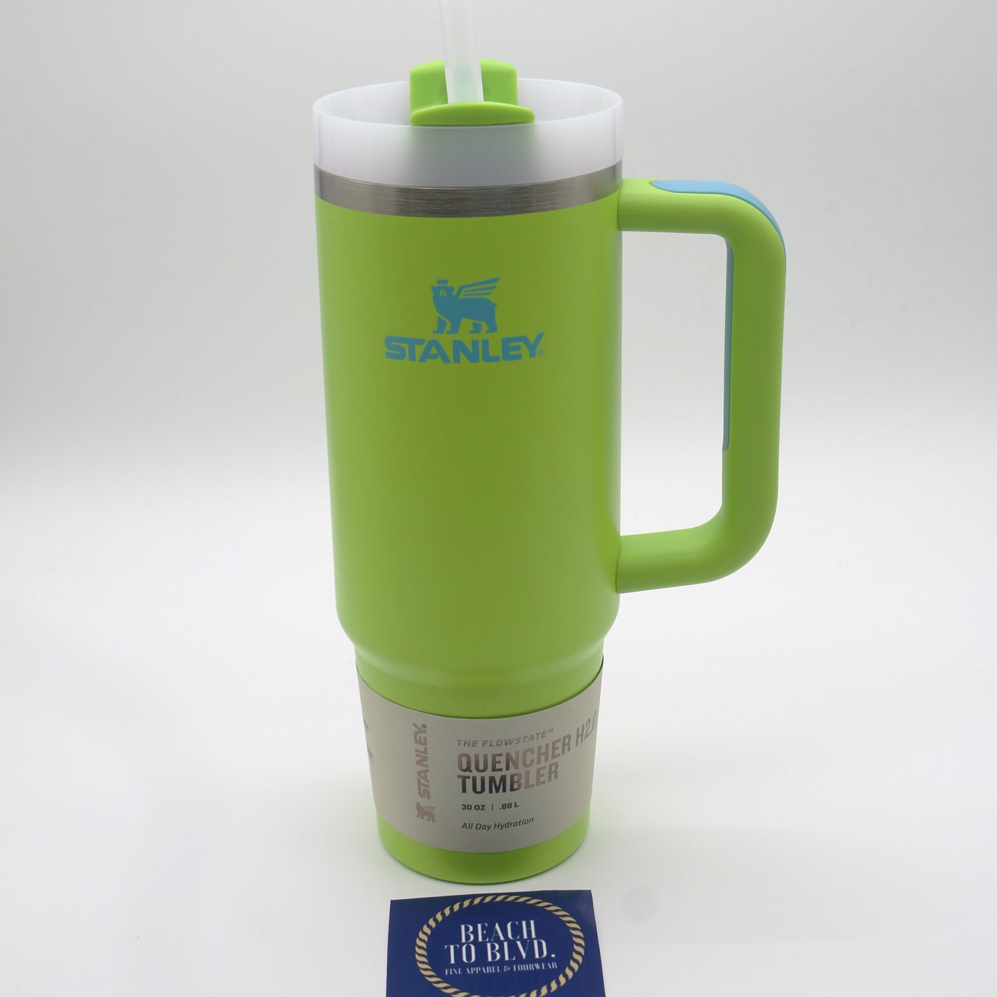 Stanley The Quencher H2.0 Flowstate Tumbler - Bright Lime 30 Ounces