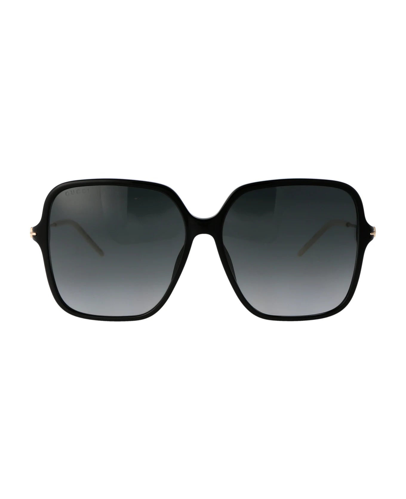 Gucci GG1267S Sunglasses Women's Black/Gold/Grey Gradient - BeachToBlvd