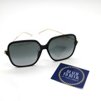 Gucci GG1267S Sunglasses Women's Black/Gold/Grey Gradient - BeachToBlvd