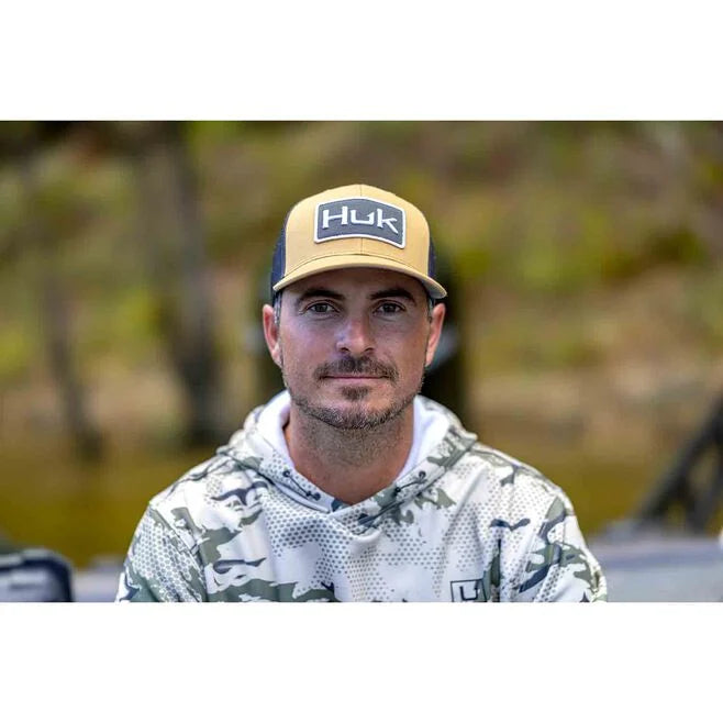 HUK Logo Adjustable Trucker Hat