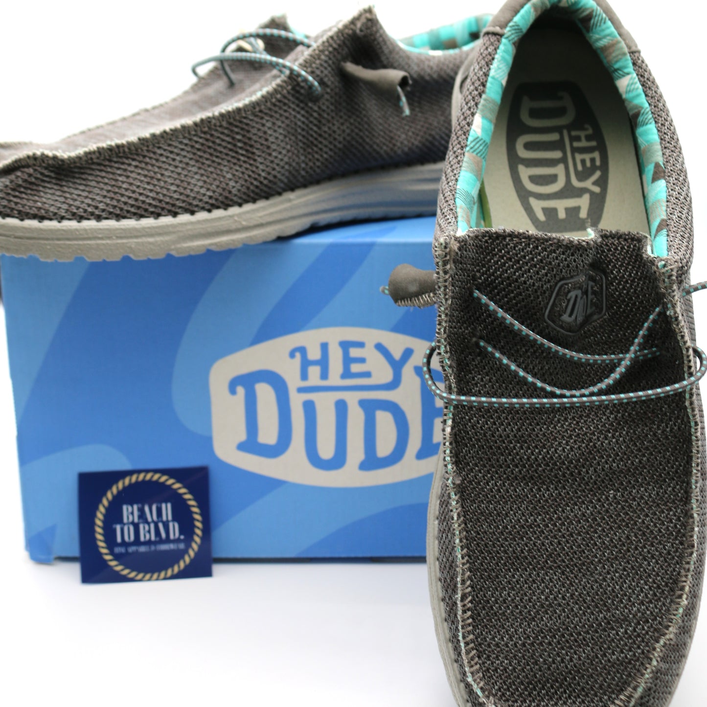 Heydude Wally Sox Charcoal Men's Shoes
