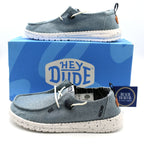 Heydude Wendy Chambray Women's Shoes - Light Blue - BeachToBlvd