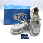 Heydude Wendy Sox Women's Shoes - Glacier Grey - BeachToBlvd