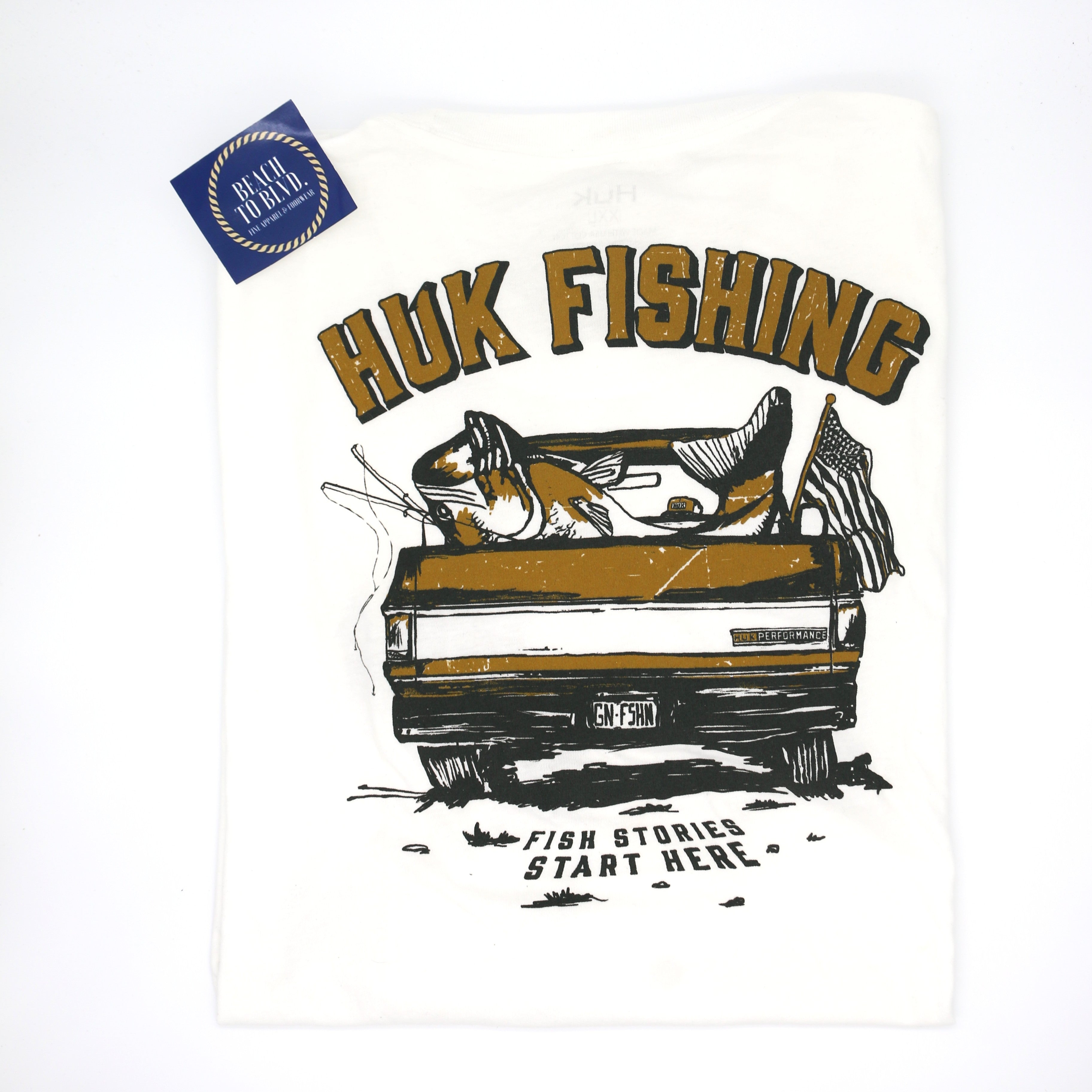 Huk Gone Fishin SS Tee - BeachToBlvd