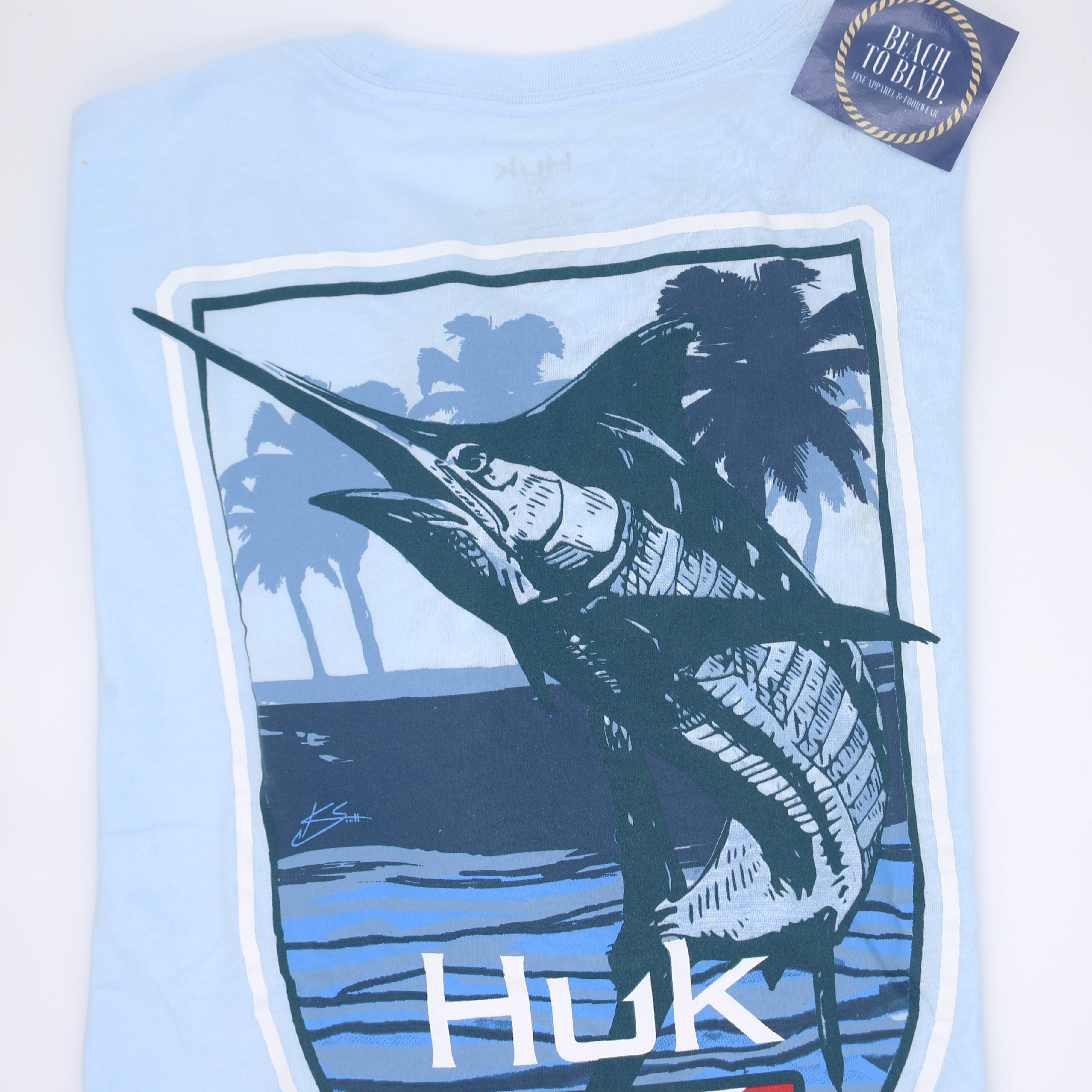 HUK Men's KC Florida Dreams Shirt - BeachToBlvd