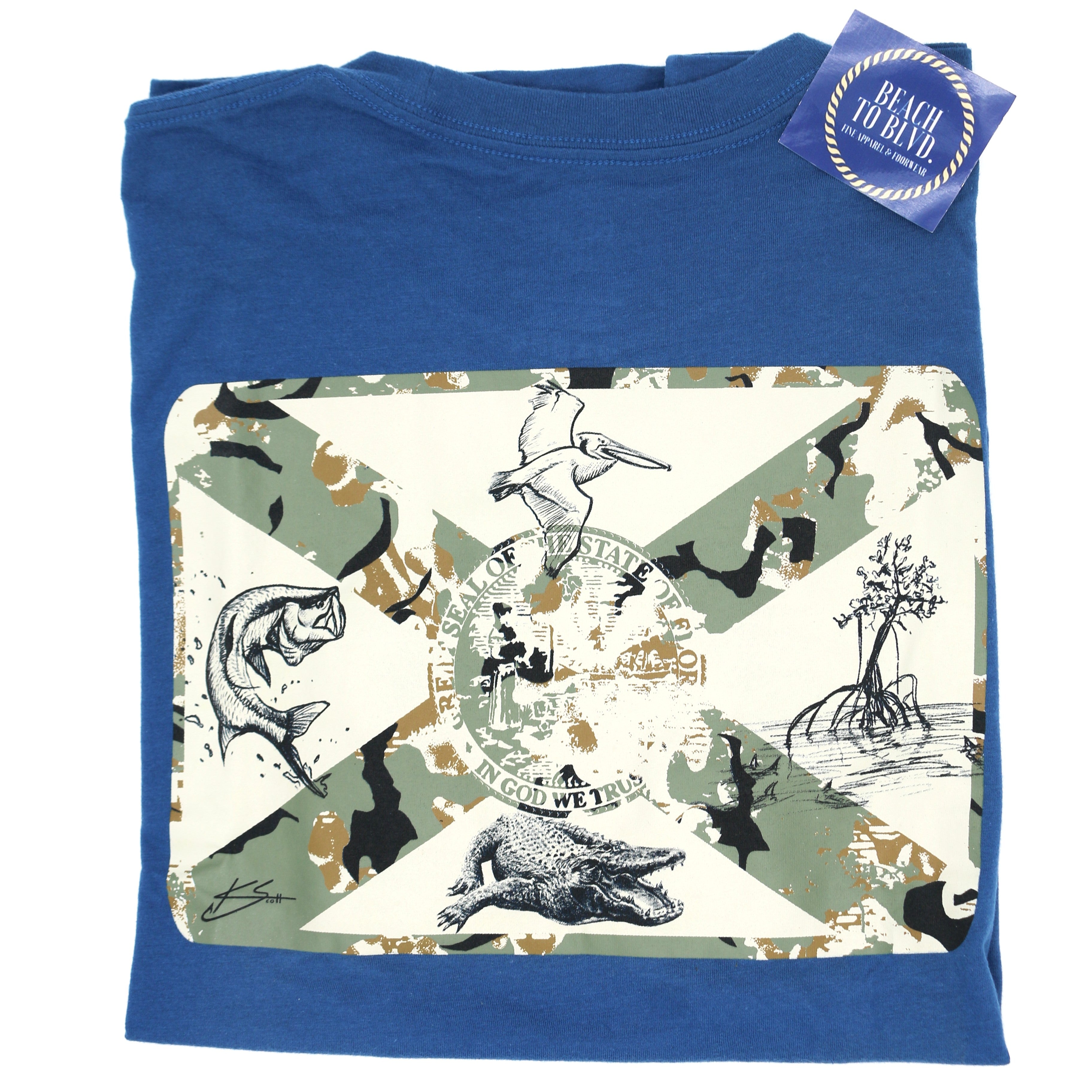 HUK Men's KC State Staples Short Sleeve T-Shirt - BeachToBlvd