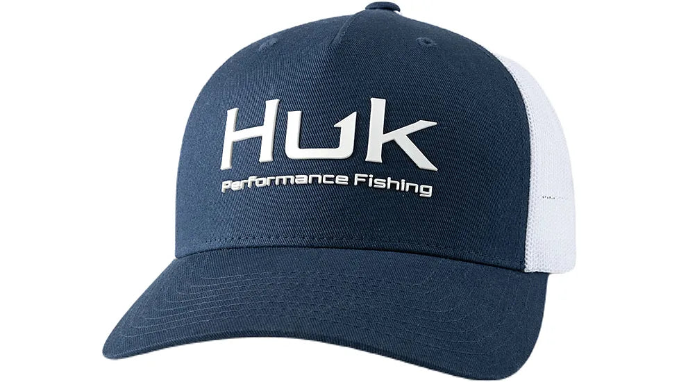 HUK Performance Fishing Performance Fishing Trucker Hat - Navy - BeachToBlvd