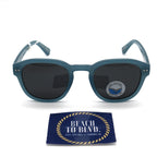 I-SEA Barton Women's Polarized Sunglasses - Ocean Frame/Smoke Lens