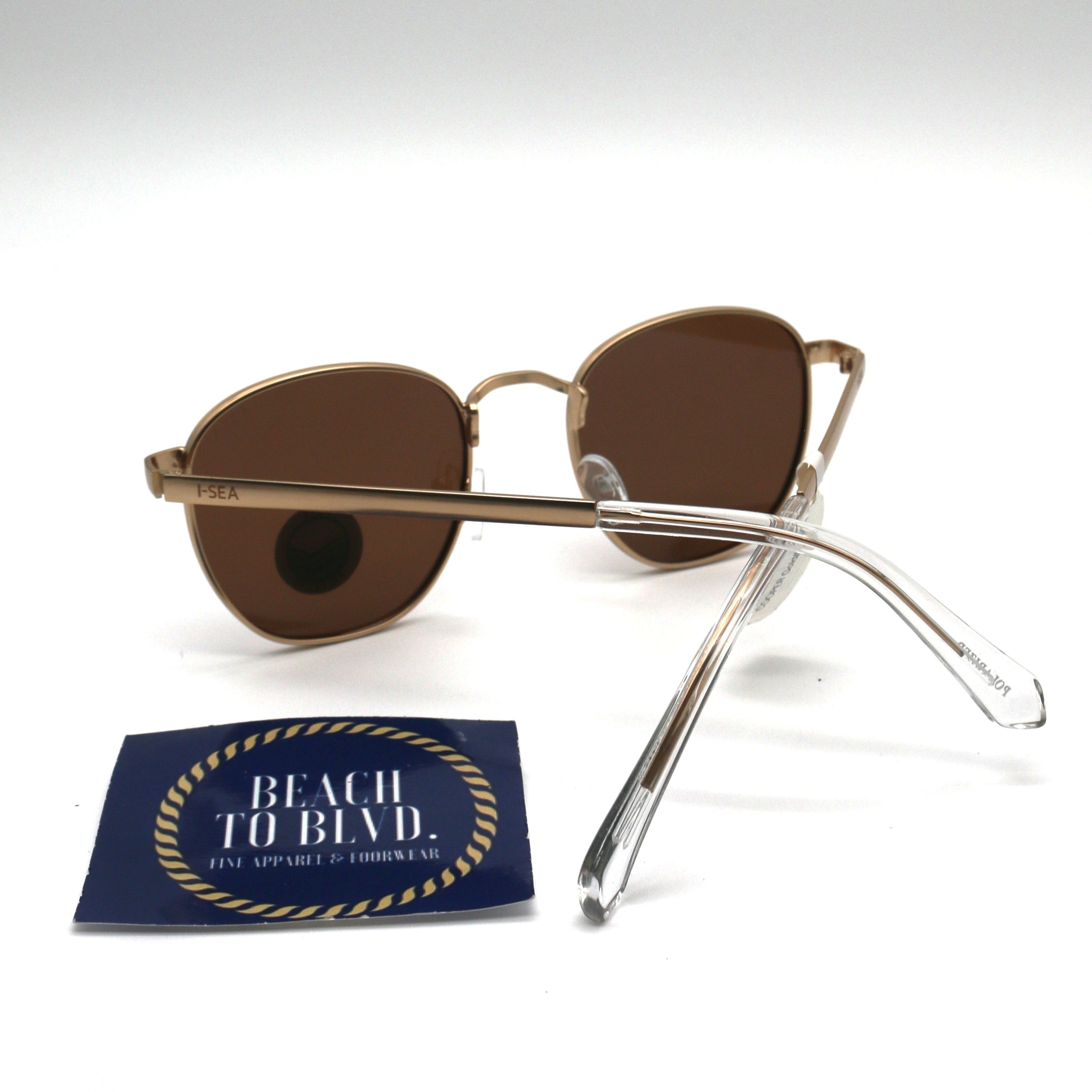 I-SEA Cooper Women's Polarized Sunglasses - Gold/Brown Lens