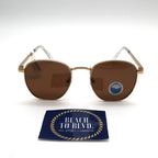 I-SEA Cooper Women's Polarized Sunglasses - Gold/Brown Lens