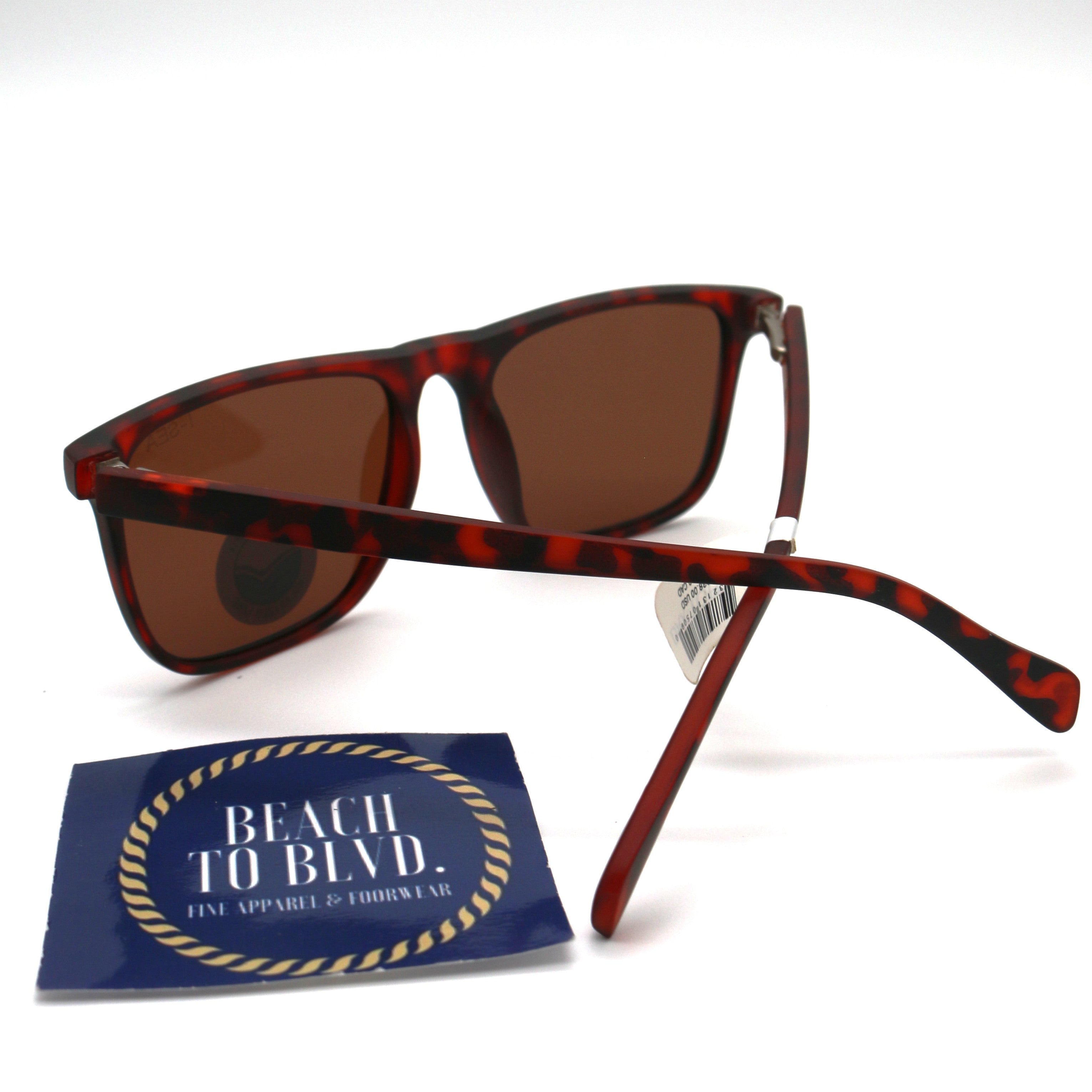 I-SEA Dax Women's Polarized Sunglasses - Tortoise/Brown Lens