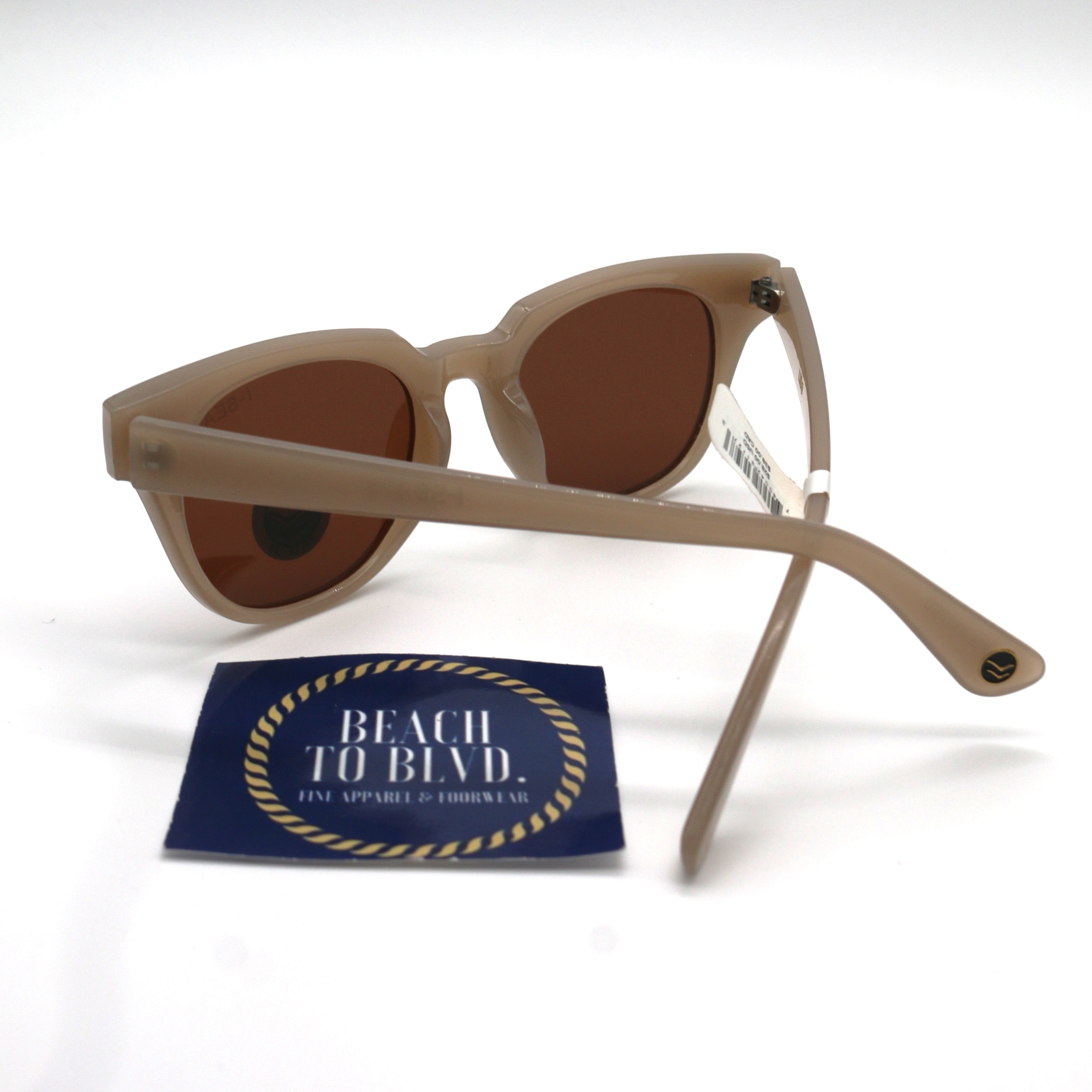 I-SEA Lido Women's Polarized Sunglasses - Oatmeal Frame /Taupe Lens