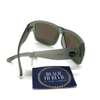 I-SEA Nick I Men's Polarized Sunglasses - Gray Frame/Green Mirror Blue Lens