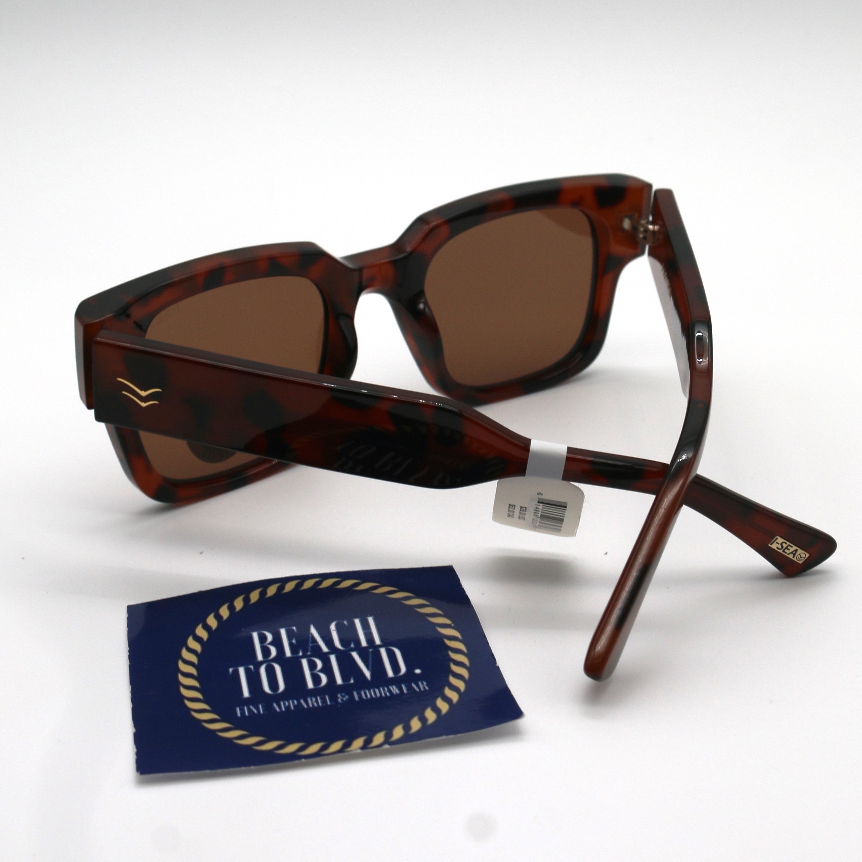 I-SEA Parker Women's Polarized Sunglasses - Tort Frame/Brown Lens