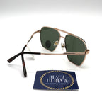 I-SEA Piper Women's Polarized Sunglasses - Gold Frame/Green Lens