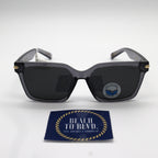 I-SEA Rising Sun Men's Polarized Sunglasses - Gray Frame/Smoke Lens