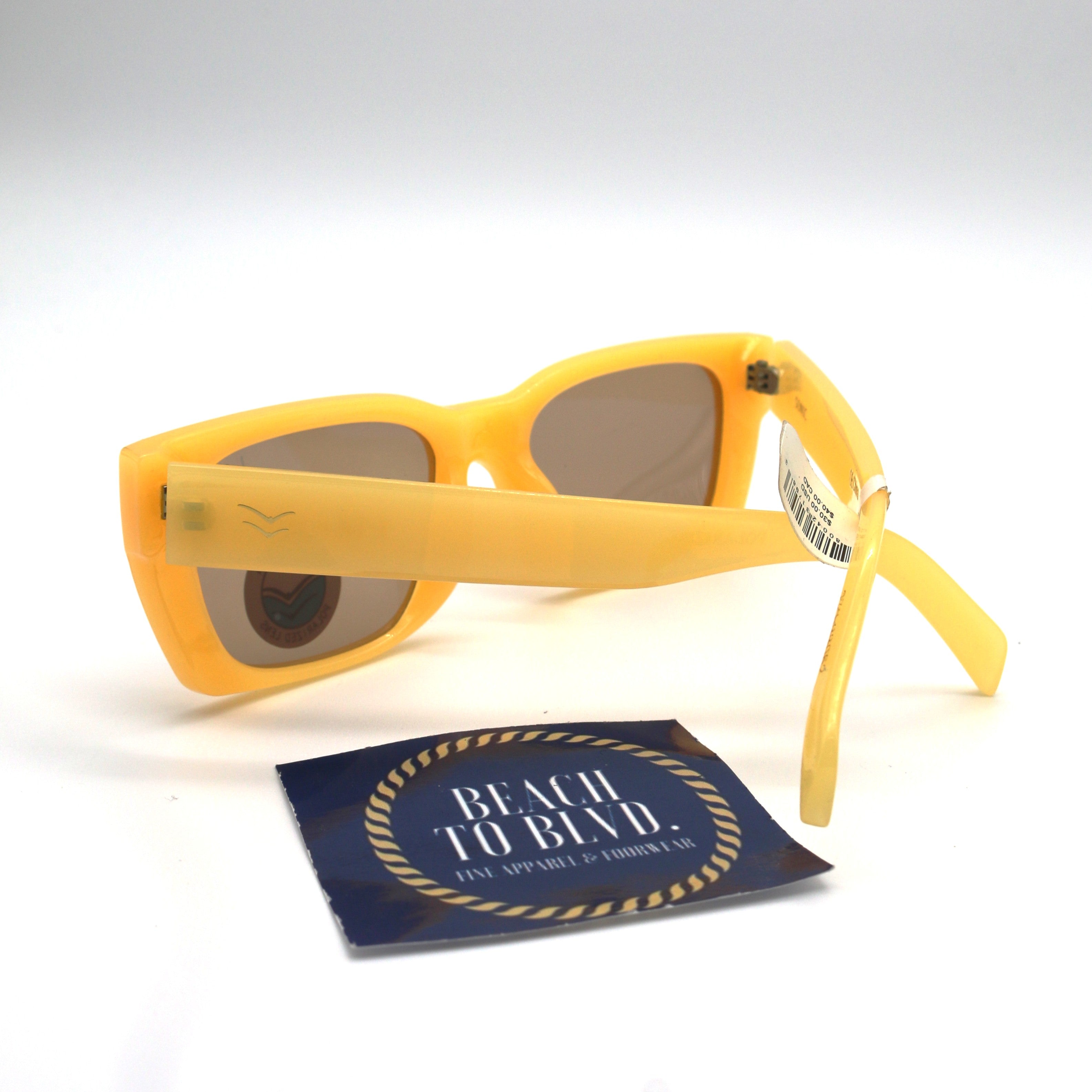 I-SEA Sonic Women' Polarized Sunglasses - Banana Frame/Brown Lens