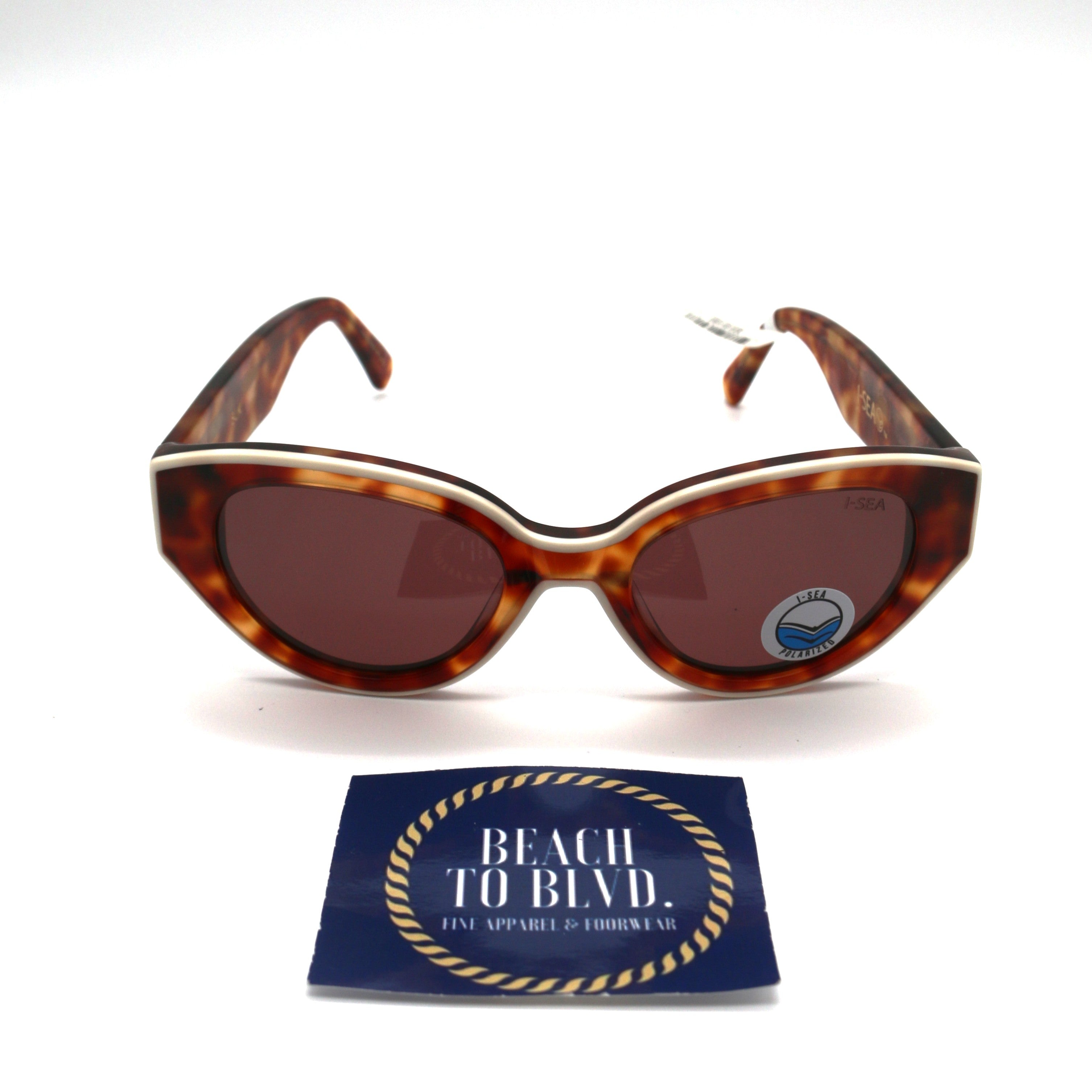 I-SEA Suki Women's Polarized Sunglasses - Black Frame/ Smoke Lens