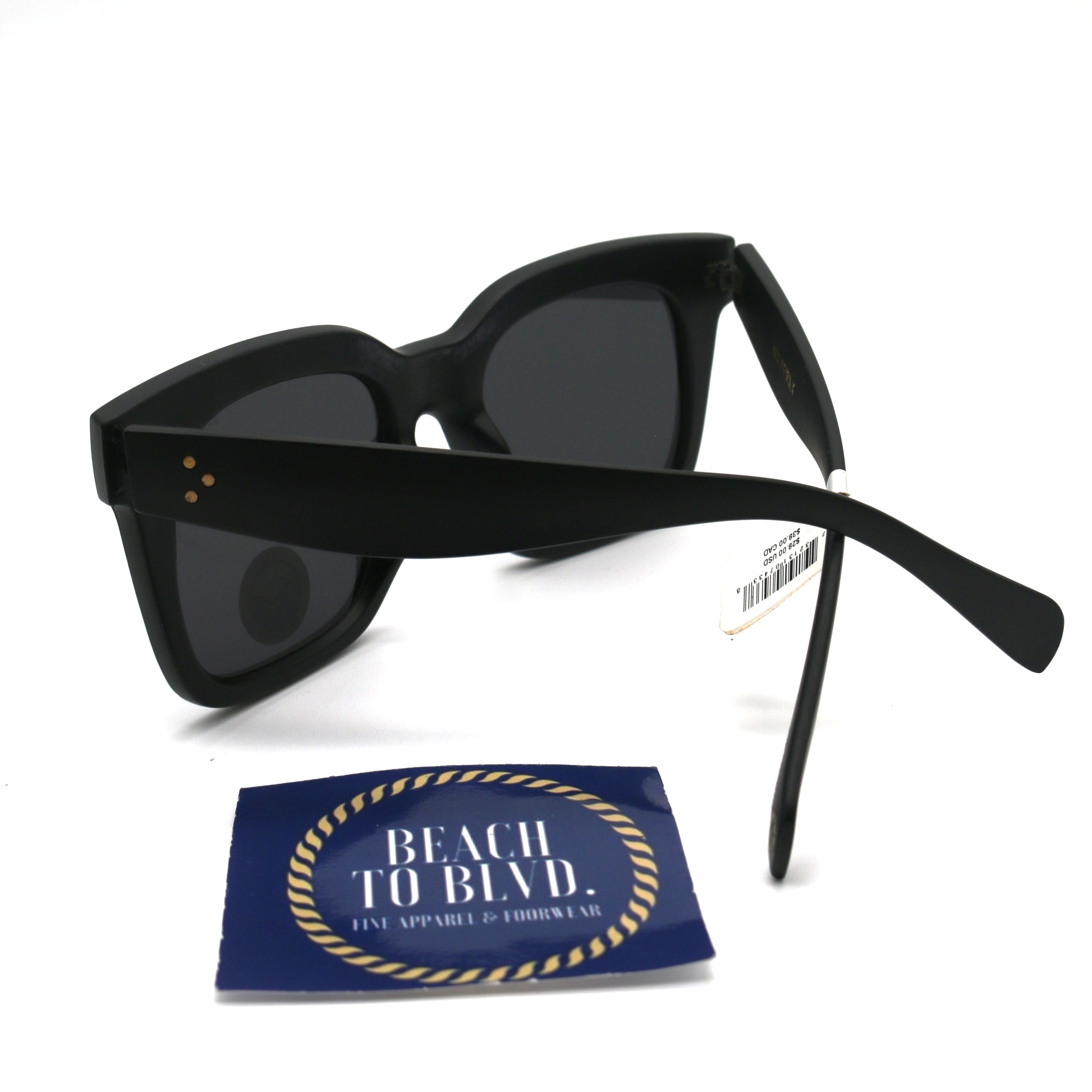 I-SEA Waverly Women's Polarized Sunglasses -  Matte Black Frame/ Smoke Lens