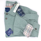 Tommy Bahama Las Arias Long Sleeve Polo - Azure Water Heather - BeachToBlvd
