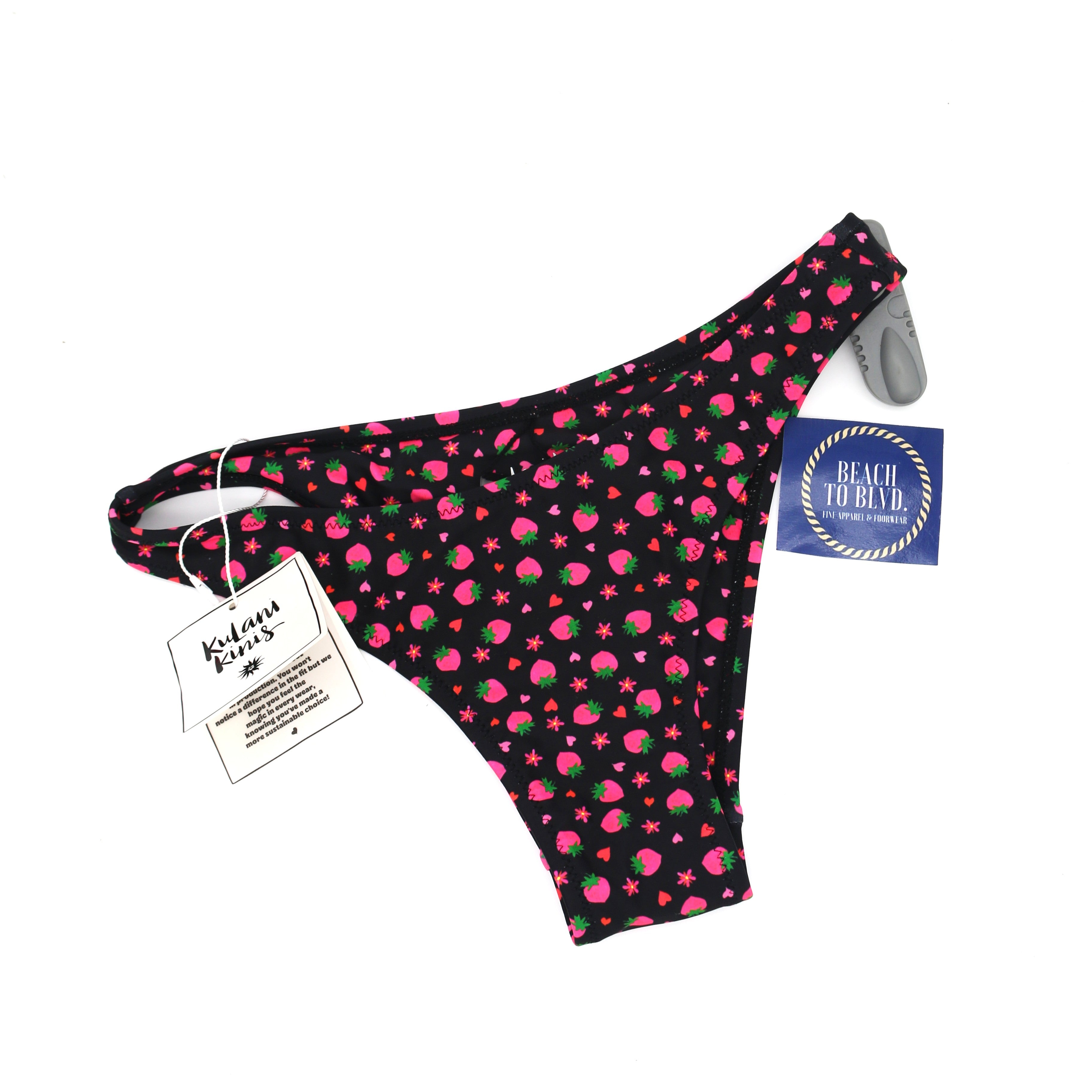 Kulani Kinis Vintage V Bikini Bottoms- Ruby Kisses - BeachToBlvd