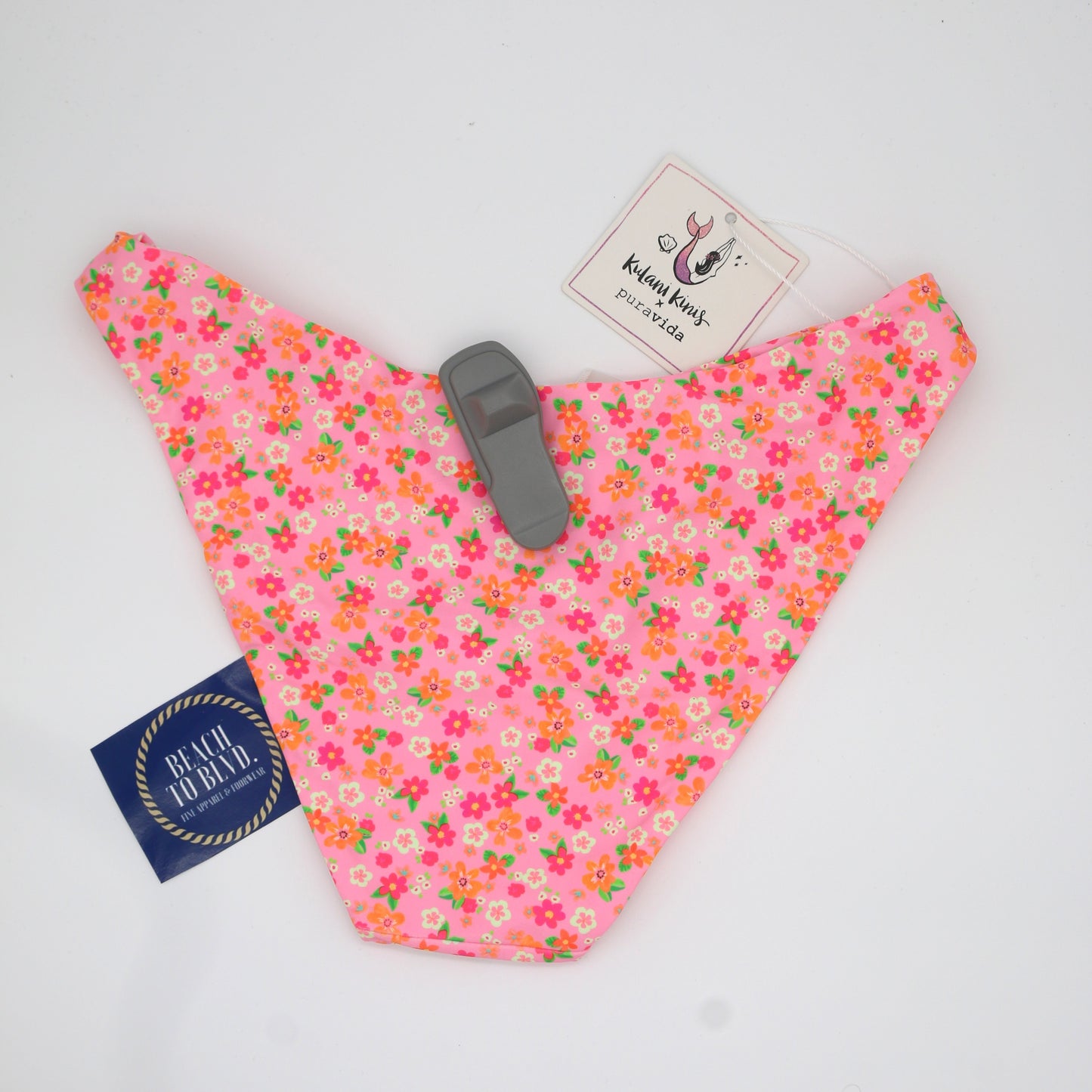 Kulani Kinis Minimal Full Coverage Bikini Bottom - Frangipani Fever (Kulani Kinis X Pura Vida Collection)