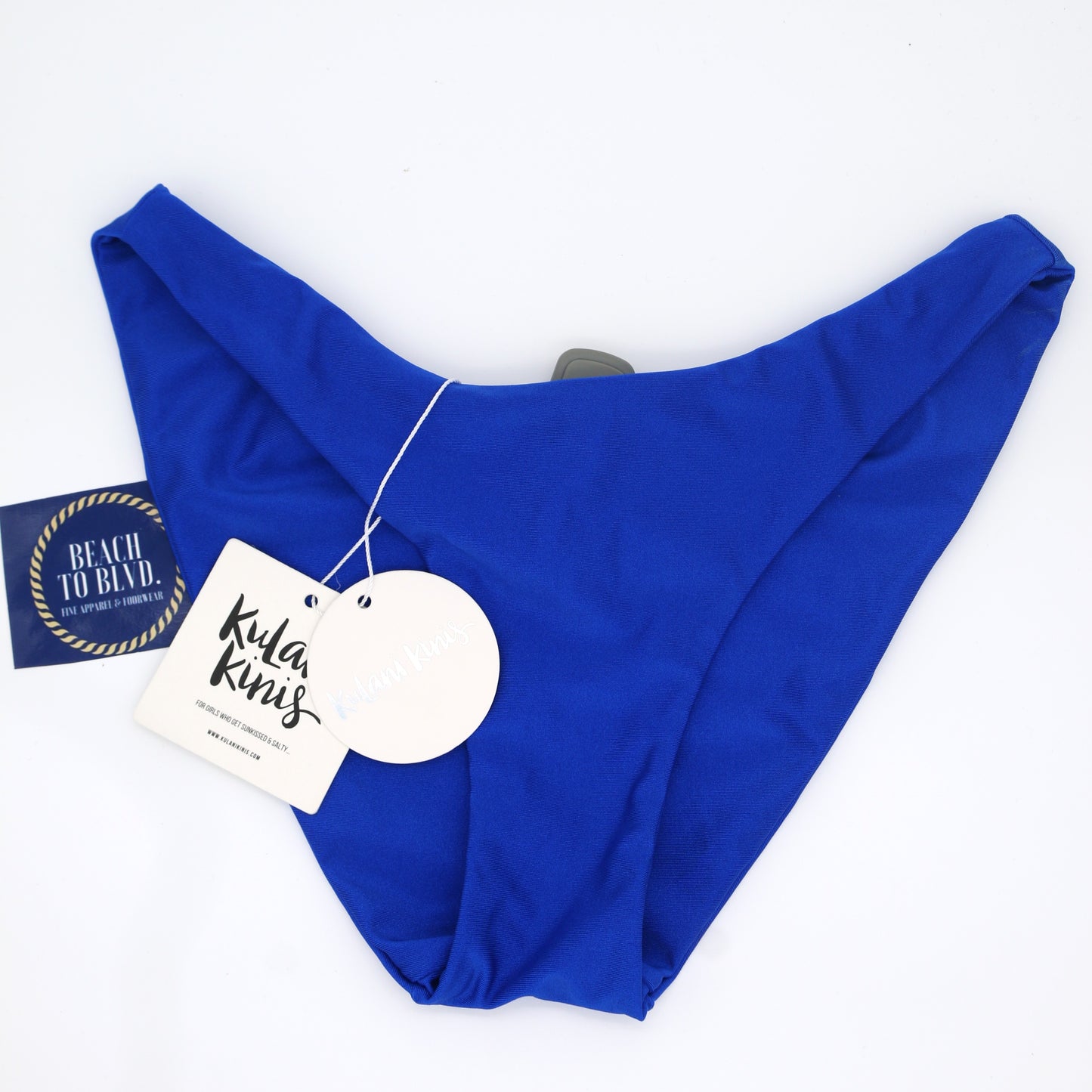 Kulani Kinis Minimal Full Coverage Bikini Bottom - Malibu Blue