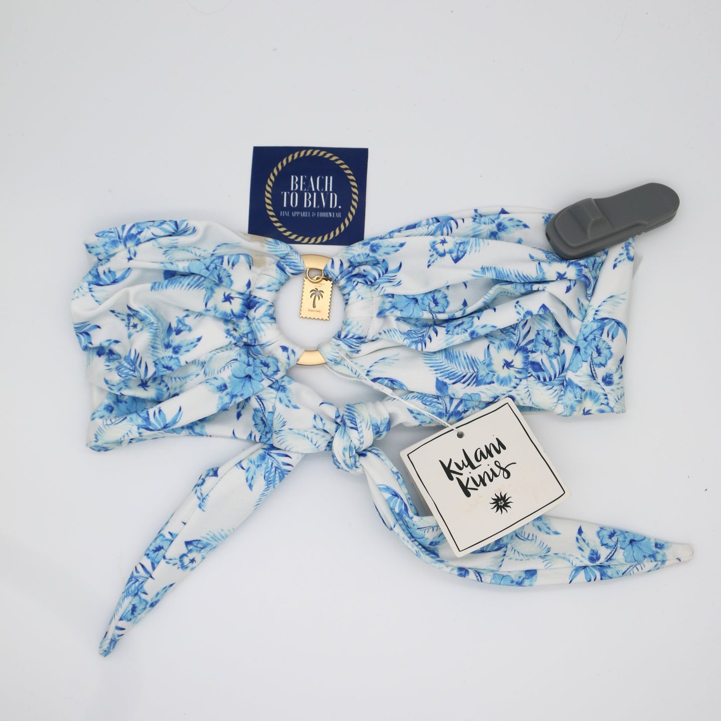 Kulani Kini Strapless Bandeau Bikini Top - Vintage Paradise