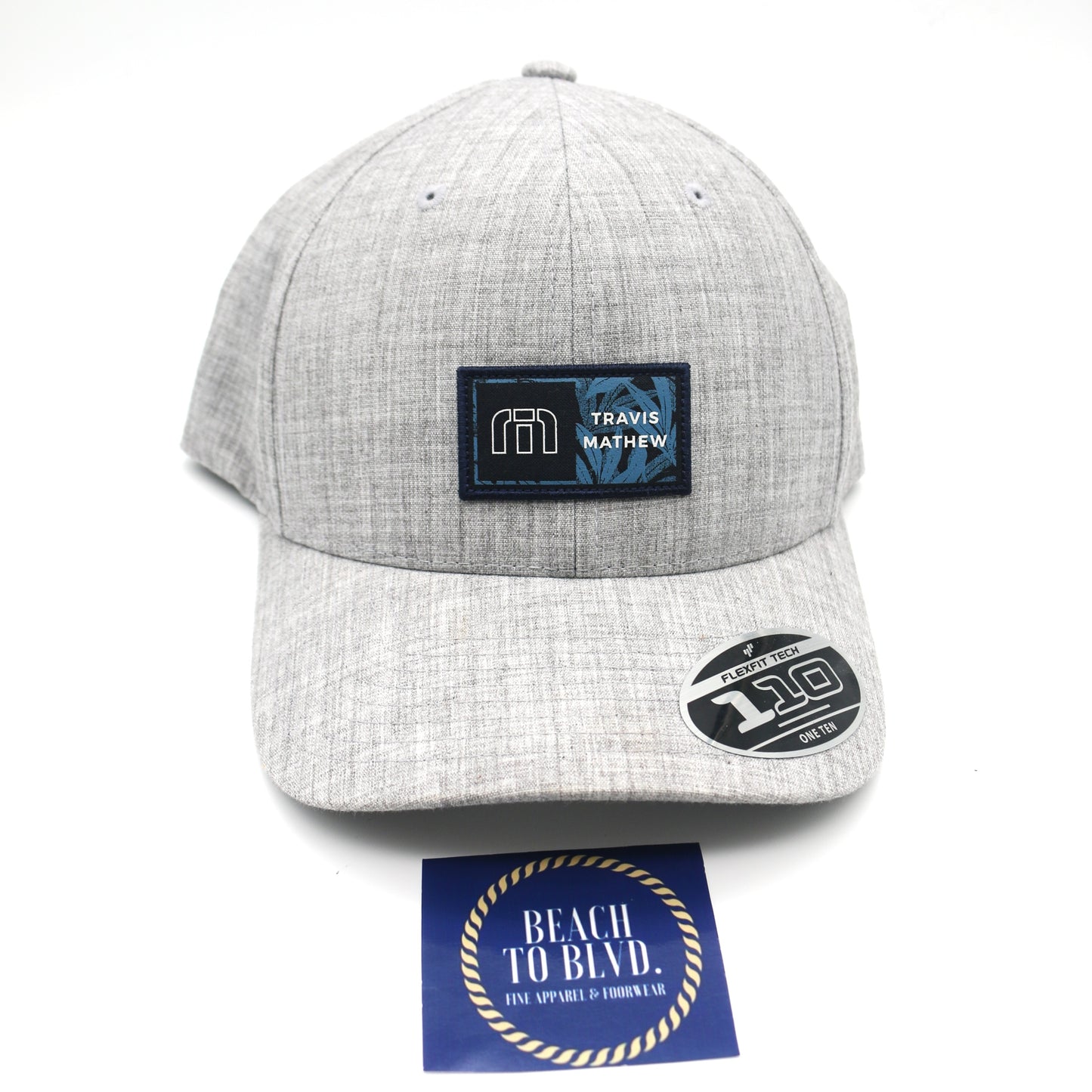 Travis Mathew Hand Over Grey Heather Snapback Hat