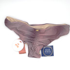 PQ Basic Ruched Teeny Bikini Bottom-Violet Sunset - BeachToBlvd